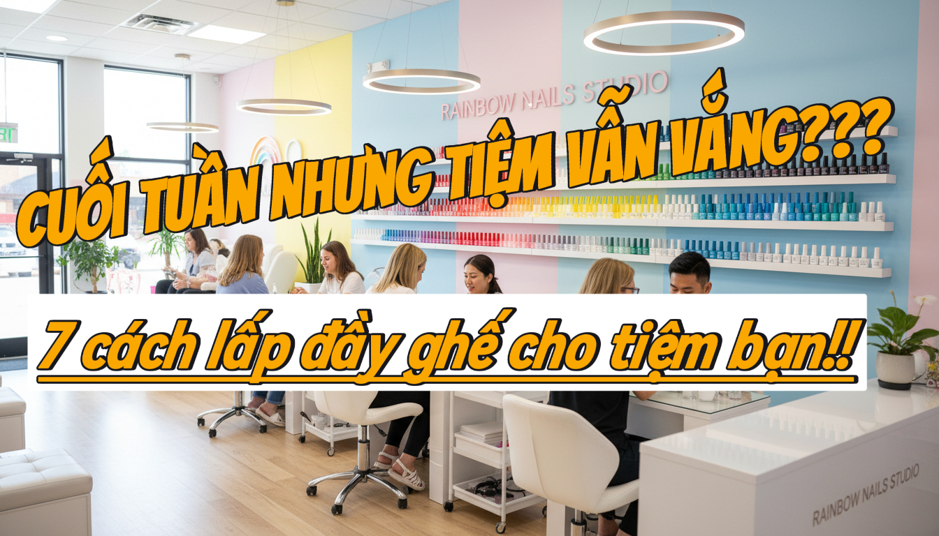 Mẹo Xếp Lịch Cho Tiệm Nail: 7 Cách Lấp Đầy Ghế