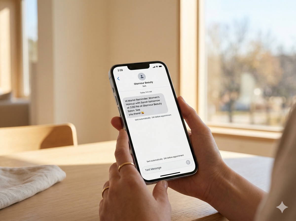 Instant appointment confirmation